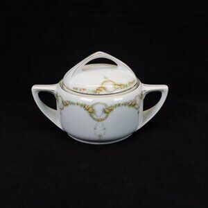 Rosenthal Donatello Briar Rose Fine China Sugar Bowl & Lid ONLY 2 1/2" t Vintage